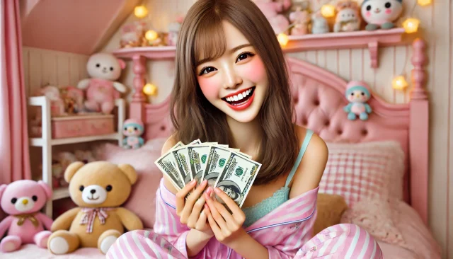 お金を稼ぐパパ活女子