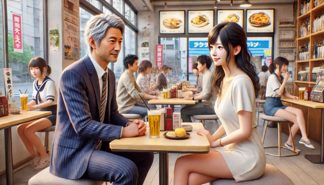 パパ活で街中で若者が多いチェーン店のカフェで顔合わせやお茶デートする
