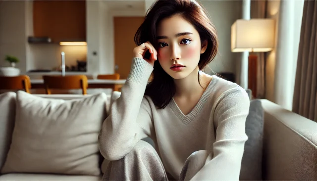 パパ活の顔合わせが怖い、緊張すると思っている女性