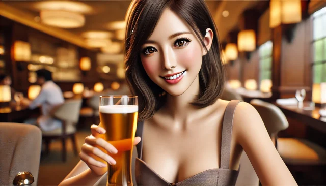 パパ活の顔合わせで飲みデート