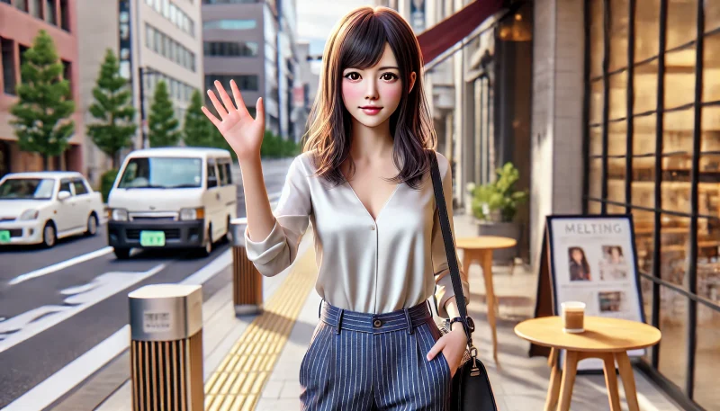 パパ活デートにズボンで来る女性